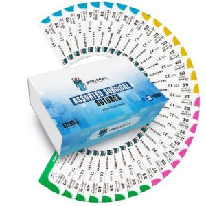 32 Suture Threads with Needles for Training - Refill Kit