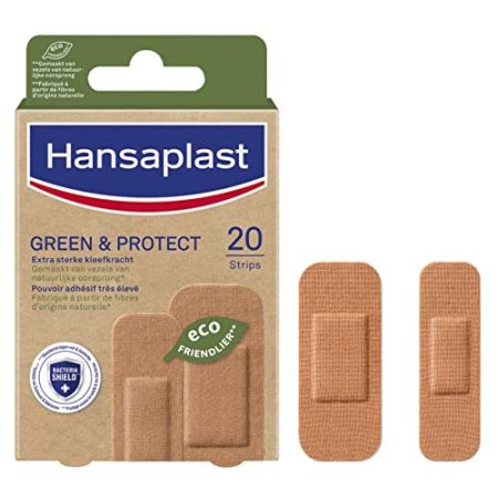 HANSAPLAST Pre-Cut Bandages Green & Protect 1 x 20 Pcs