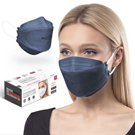 HARD Mask Masque respiratoire FFP2 | Fabriqué en Allemagne | Respirateur | taille standard | Filtration 99,5% | ÖKO-TEX | emballage scellé indiv...