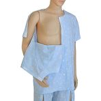 PFZL Chemise de Patient - Vêtements de Paralysie pour Soins aux Invalidités et Chirurgie