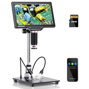 Tomlov DM201 Pro HDMI Digital Microscope, Includes 10'' Stand, 7