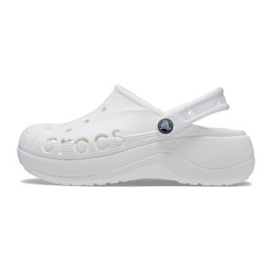 Crocs Baya Platform Clog Blanc 41-42 EU – Sabots Confortables à Plateforme