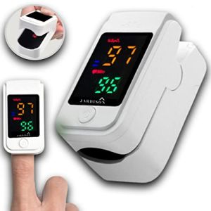 Finger/Pulse Oximeter, Saturometer, Portable Digital Monitor, LED Screen for Measuring Oxygen Saturation and Heart Rate