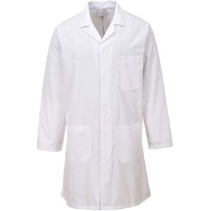 Générique Nice LABO - Blouse Blanche - Laboratoire Scolaire de Chimie - Enfant - Fille/Garçon - 100% Coton (XS)