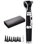 JOFLVA Otoscope, Otoscope Kit, Mini Otoscope De Poche, Kit De Portée D'oreille Avec Lumière, Avec Grossissement 3x Et 8 Embouts Auriculaires