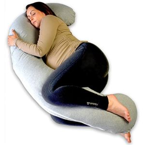 Ella Coussin de Grossesse - Oreiller Multifonction pour Femmes Enceintes