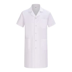 Misemiya - Blouse Blanche Chimie Unisexe - Blouse medicale Homme - Blouse Laboratoire Homme - Blouse de Travail Femme Q8162 - Small, Blanc