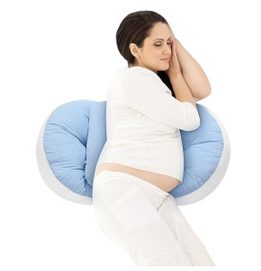 Oreiller de grossesse, coussin de maternité en polyester amovible  indépendant, oreiller de corps lavable, solution idéale