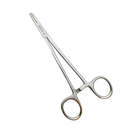 Dentaplex Pince autobloquante piercing Pince de pêche Pince à épiler pour clous d'oreilles - Support de vis - Outil de retrait de vis Outil chir...