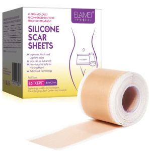 Bandes de Silicone pour Cicatrices - Réduction des Cicatrices, Idéales pour Chirurgie, Césarienne et Brûlures