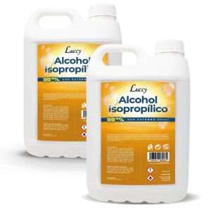 Luccy Isopropyl Alcohol 99.9% 10 L | Isopropanol Cleaning Liquid 2 x 5000 ml