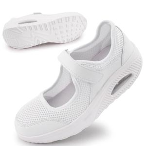 Git-Up Femmes Confortable Travail Infirmière Chaussures Antidérapantes Réglable Respirant Walking Buffer Fitness Casual Nursing Orthèse Baskets Confortables