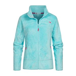 Geographical Norway Upaline Lady - Polaire Fine Femme Chaude Fermure Zip - Veste Automne Hiver Printemps - Longues Manches Vêtement Puissant