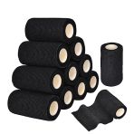 12 Rolls Self-Adhesive Cohesive Bandage 10 cm x 4.5 m - Medical, Sports, and Veterinary Use