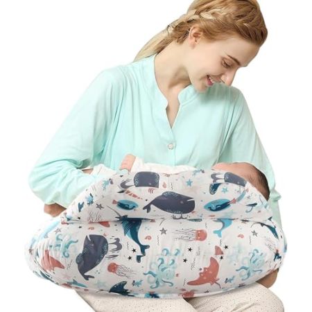 Shanna Nursing Pillow XXL Pregnancy and Nursing Ergonomic Pillow with Cover