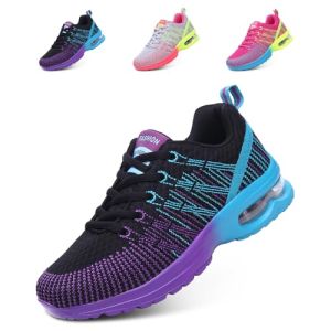 Hitmars Basket Femme Chaussures de Sport Running Sneaker Air Respirant Chaussures de Course Légères pour Fitness, Gym et Jogging