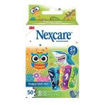 Nexcare Happy Kids Mix Plasters, Assorted, 50/Box