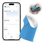 Pulse Oximeter for Babies Aged 0 to 3 Years, Rechargeable Foot Pulse Oximeter for Baby, Blood Oxygen and Heart Rate Monitoring