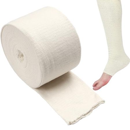 Elastic Tubular Bandage 7.6 cm x 7.9 m for Arms - Cotton Gauze First Aid Roll for Arms and Lower Legs