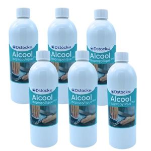 DSTOCK60 – Pack of 6 x 1 L 99.9° Extra Pure Isopropyl Alcohol