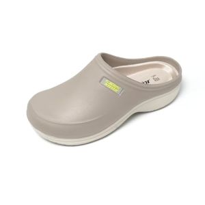 JOMIX Sabot Medical Femme Sabot Orthopédique Femme Sabots Femmes Chaussure de Jardin pour Femme (Beige, 38 EU)