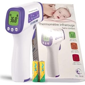 Thermomètre Frontal Professionnel Sans Contact FORA IR42 – Multifonctionnel pour Adultes, Enfants et Surfaces