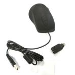 Générique Souris Optique Étanche en Silicone USB/PS2 Noir