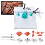 Opaeroo Laparoscopic Simulator Training Box with 4 Instruments and 10 Training Modules