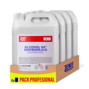 Hostelpak 4 x 5 L – Isopropyl Alcohol 94° Purity, Surface and Electronic Component Cleaner