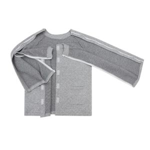 Chemise Pour Patient - Cardigan Facile À Porter Pour Homme - Pyjama D'Hôpital Pour Rééducation Patients - Vêtements De Rééducation - Hauts