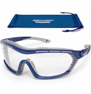 Genyed® Lunette de Protection Travail, Lunettes de Sécurité avec Lentille Anti-buée Anti-rayures UV400, Certifiées CE EN166, Joint de Protection