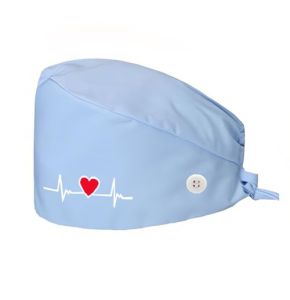 Bonnet Gommage Bouffant, Calot Chirurgien, Bonnet en tissu pour infirmière, Unisexe pour Sanitaire, Médecin, Infirmière, Dentist -Taille Unique ...