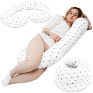 Coussin De Grossesse, Coussin D'allaitement, Coussin De Couchage Latéral XXL Avec Housse, Coussin De Positionnement, Coussin De Grossesse Pour Bébé