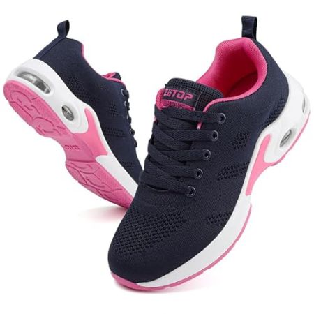 Basket Femme Chaussures de Sport Running Sneakers Femme Basket de Marche d'air Respirant - Confort Légères pour le Fitness