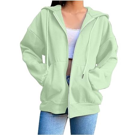 Women's Zip Fleece Jacket Premium Lightweight Micro Fleece for Outdoor Sports Skiing