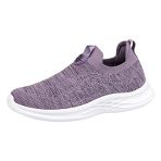 Women's Waterproof Healthcare Shoes - Summer Fashion Solid Color Flyweaving Breathable Soft Lightweight Large Size