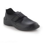 Breathable medical shoes with velcro strap closure - White V 5840