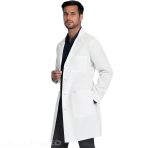 Cherokee Unisex Modern Fit Lab Coat in Polyester & Cotton Twill - Four Button Front Closure