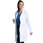 Cherokee Unisex Modern Fit Lab Coat in Polyester & Cotton Twill - Four Button Front Closure