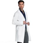 Cherokee Unisex Modern Fit Lab Coat in Polyester & Cotton Twill - Four Button Front Closure