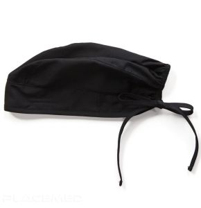 Bonnet de Tenues Médicales Noir - Ajustable - Élastique Arrière pour un Meilleur Ajustement - Taille Unique - Cherokee