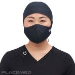 Cherokee Brand Unisex Black Nurse Calot - One Size Adjustable - Rear Elastic