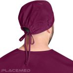 Cherokee Brand Adjustable Hospital Calot - Burgundy Color