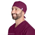 Cherokee Brand Adjustable Hospital Calot - Burgundy Color