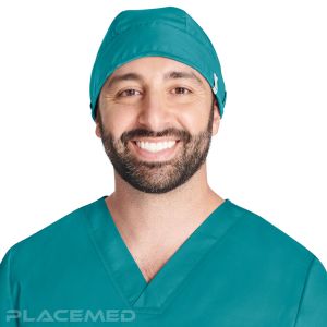 Cherokee Brand Adjustable Surgeon Calot - Teal Blue