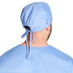 Cherokee Brand Sky Blue Operating Room Calot - Rear Elastic for Optimal Fit