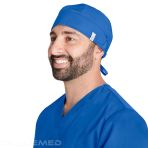 Adjustable Dentist Calot - Royal Blue - Rear Elastic for Optimal Fit