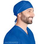 Adjustable Dentist Calot - Royal Blue - Rear Elastic for Optimal Fit