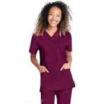 Unisex Tunic and Pants Set - Relaxed and Comfortable Fit - Cherokee Brand - Caribbean Blue V 10387