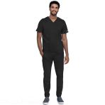 Men's Tunic – Ultra Soft V-Neck – Breathable And Two-Way Stretch - Black